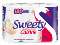 ROLLO COCINA SWEETY BLANCO 10 X 3