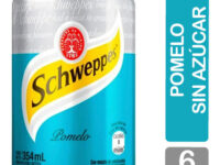 SCHWEEPS POMELOS/AZU LATAS X 6 U